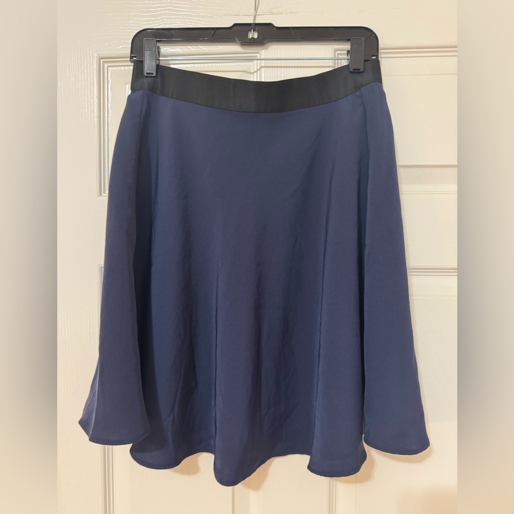 3.1 Phillip Lim x Target Navy Blue Circle Skirt Back Zip  Size 12